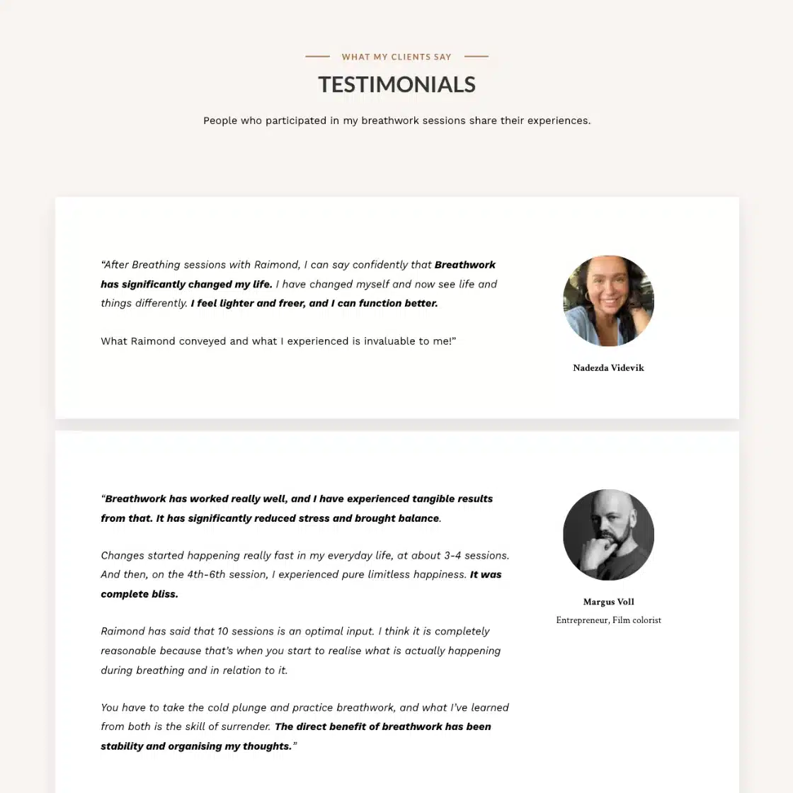 Testimonials: Building Trust and Credibility for a Company Website on WordPress by Laili